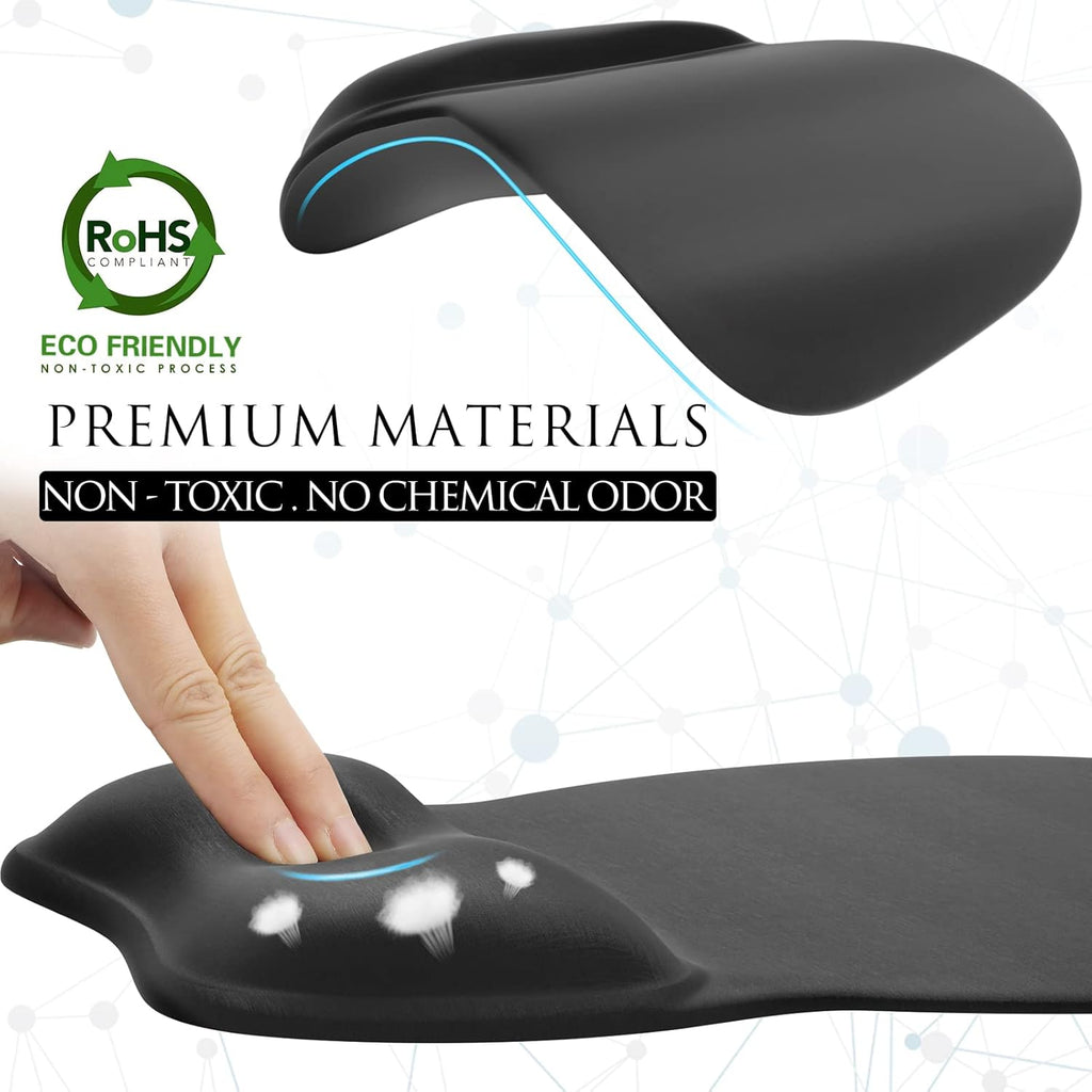Ergonomic Mouse Pad — Gel Wrist Rest, Non-Slip Base - Image 5