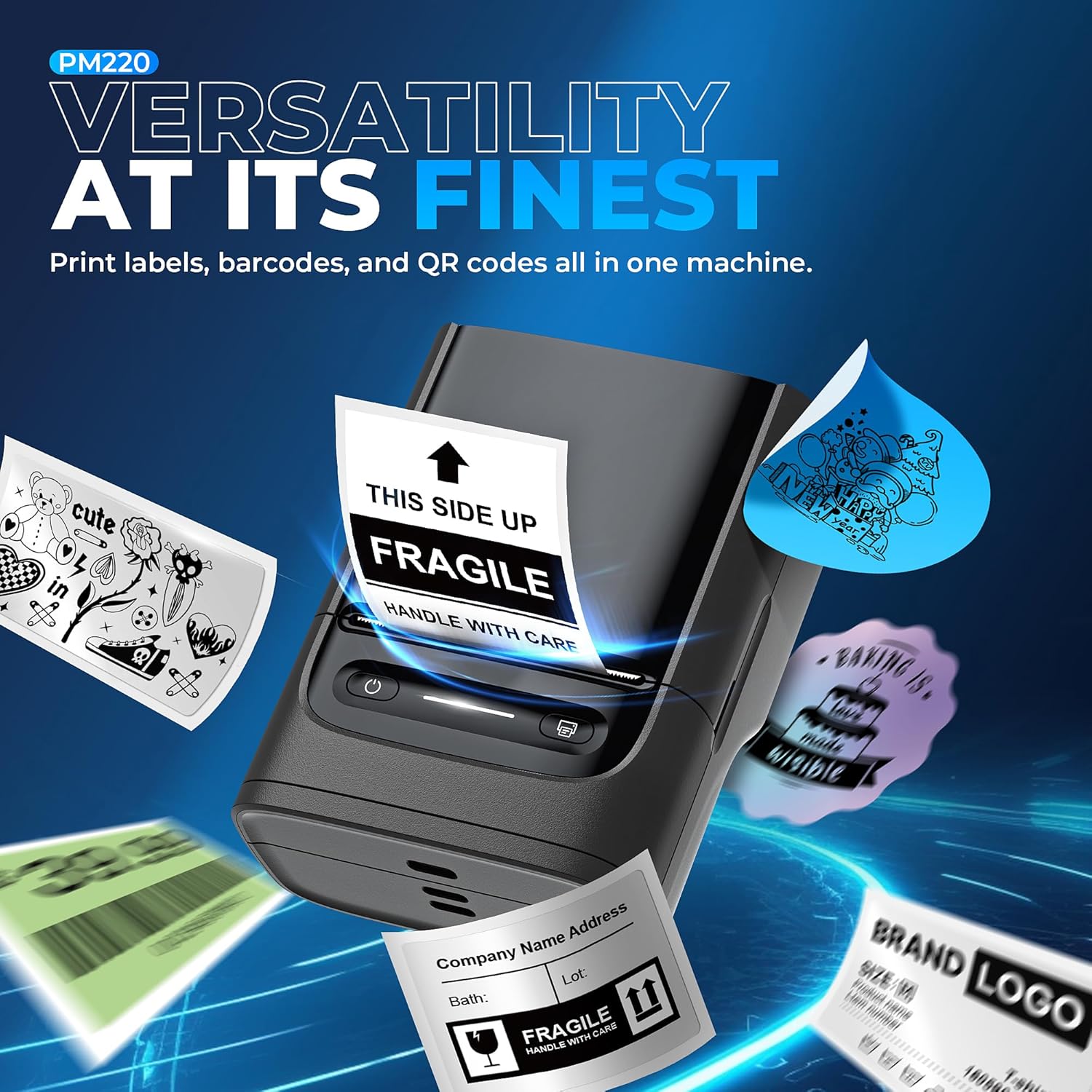 Label Printer — Bluetooth, 2-Inch Wide, Custom Labels - Image 5