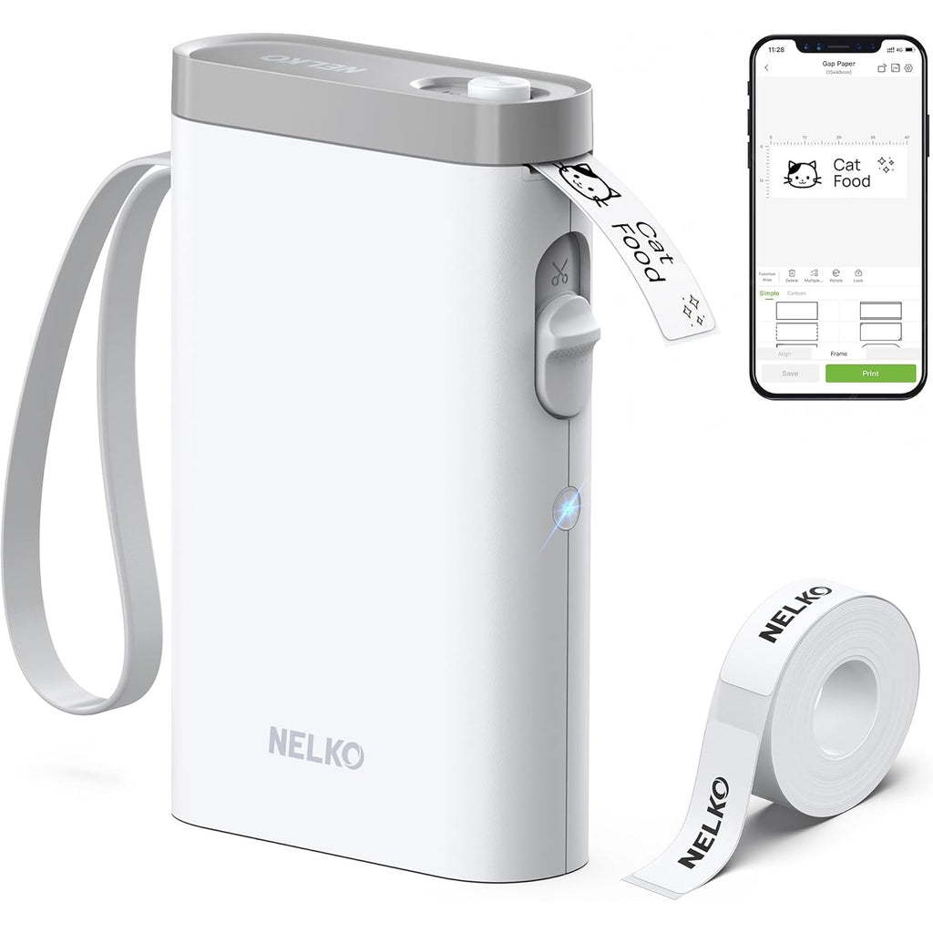 Label Maker — Bluetooth, Portable, Multiple Templates