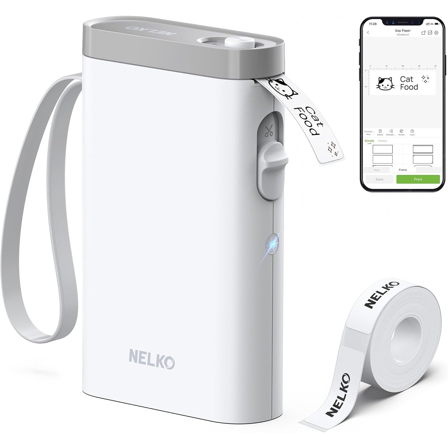 Label Maker — Bluetooth, Portable, Multiple Templates