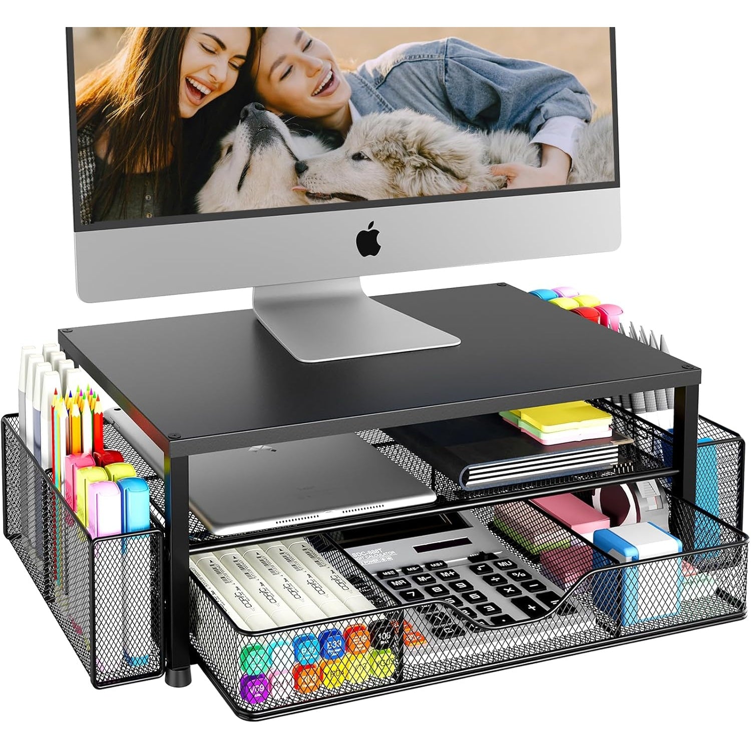 Desk Organizer — Multi-Compartment Desktop Accessories Holder