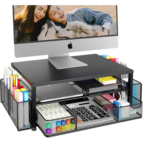 Desk Organizer — Multi-Compartment Desktop Accessories Holder